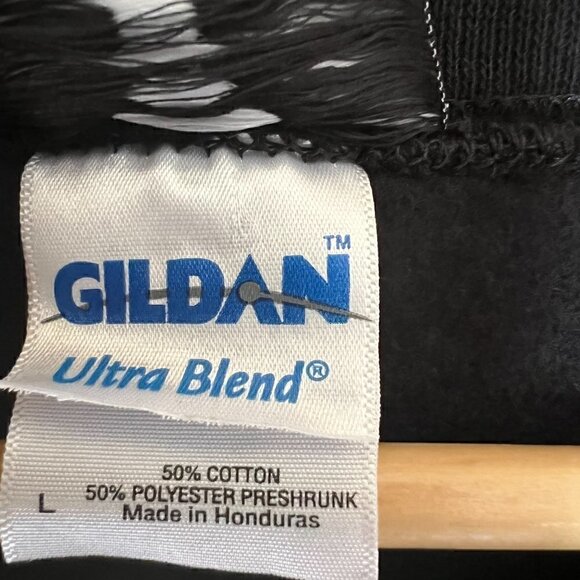 𝅺graphic Black Sweatshirt-Minimalist Abstract Geometric Streetwear-Size Large - Picture 6 of 7